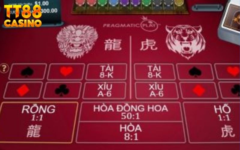 Hướng dẫn tính điểm thắng thua luật chơi Rồng Hổ trong game