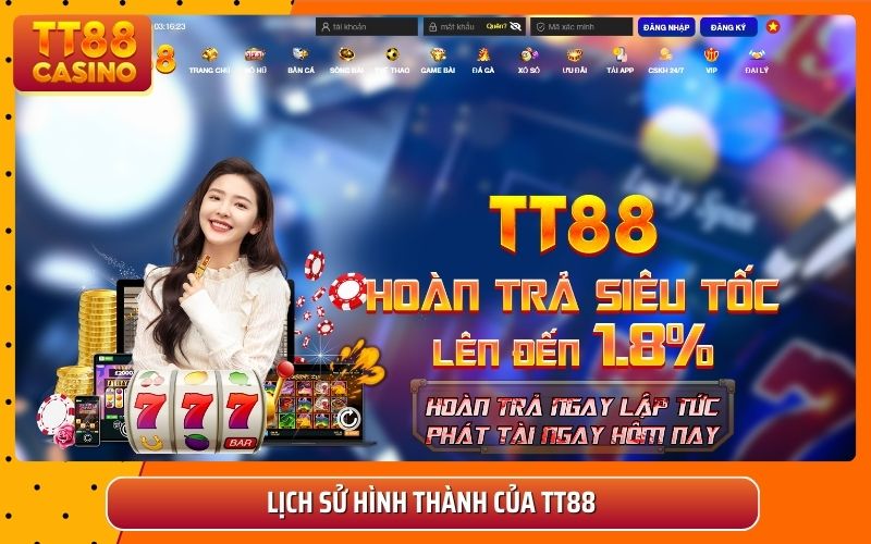 Lịch sử hình thành và phát triển của nhà cái cá cược TT88vn